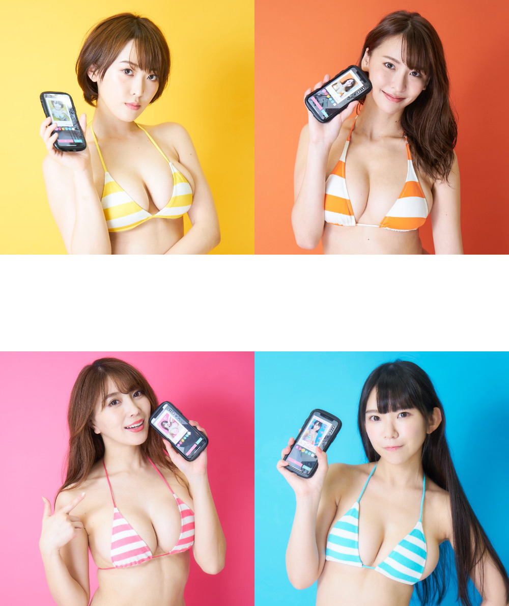 忍野さら・長澤茉里奈・奈月セナ・森咲智美